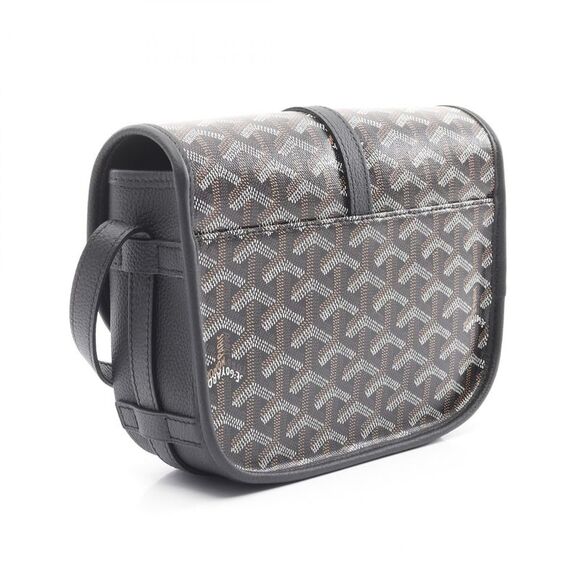 Goyard Belvedere PM PVC Coated Canvas Leather Shoulder Bag - Picture 2 of 5